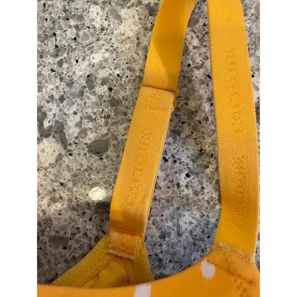 Cacique Flirty Yellow with White Polka Dots Lightly Lined T-Shirt Bra Size 40DDD - Picture 6 of 10